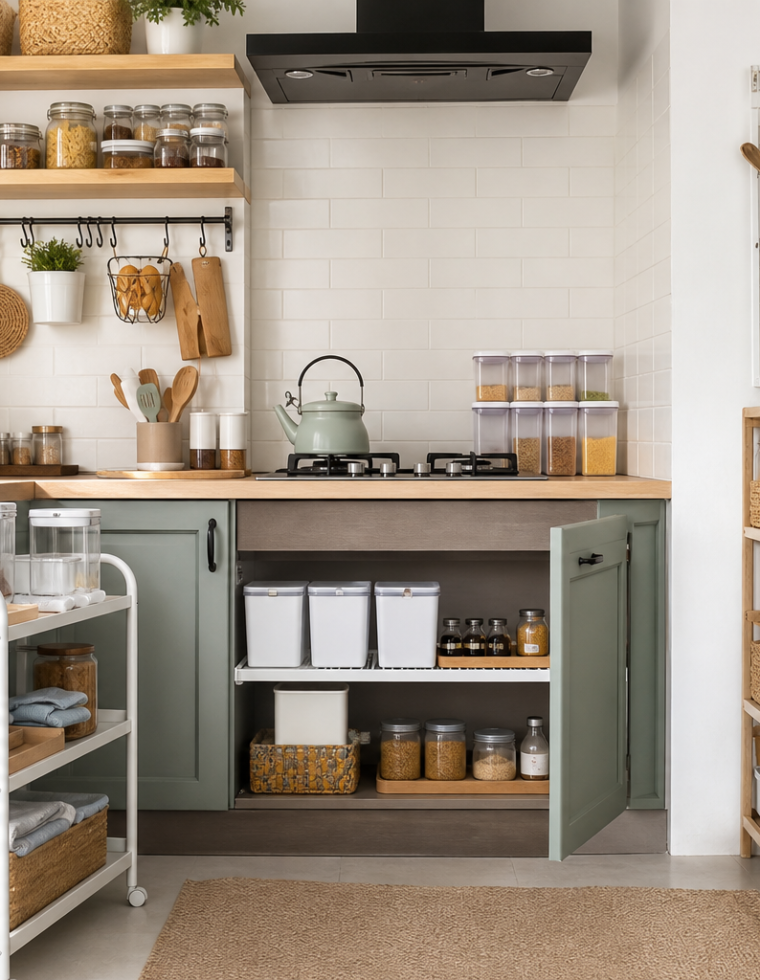 25 Small Kitchen Storage Ideas on a Budget That Actually Work