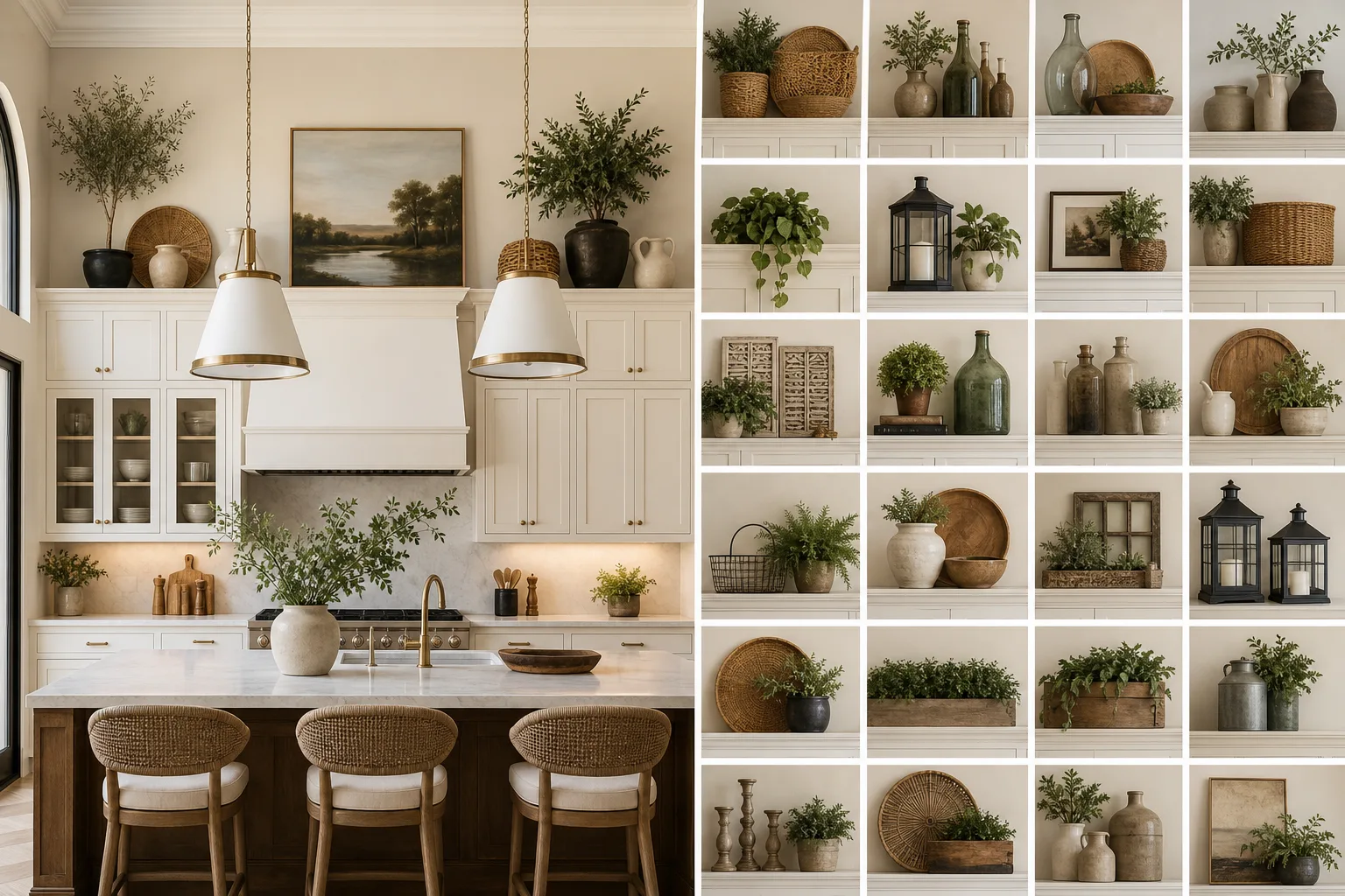 18 Above Kitchen Cabinet Decor Ideas for High Ceilings — Above Kitchen Cabinet Decor Ideas for High Ceilings