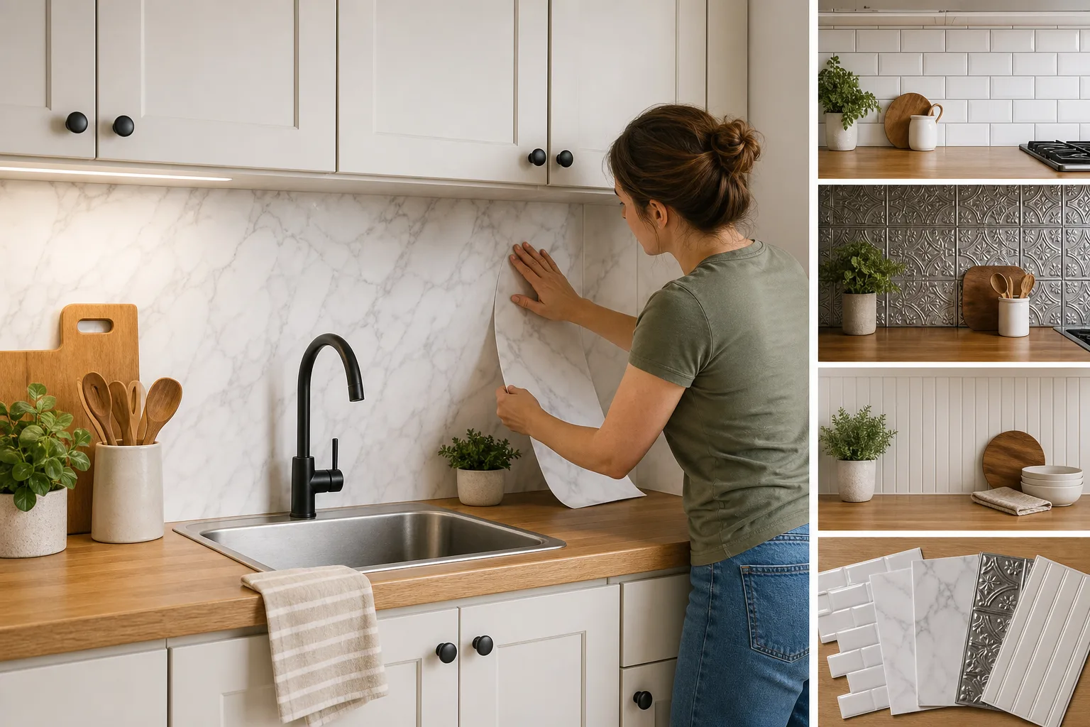 3. Upgrade the Backsplash Without a Major Tile Project — budget kitchen makeover ideas