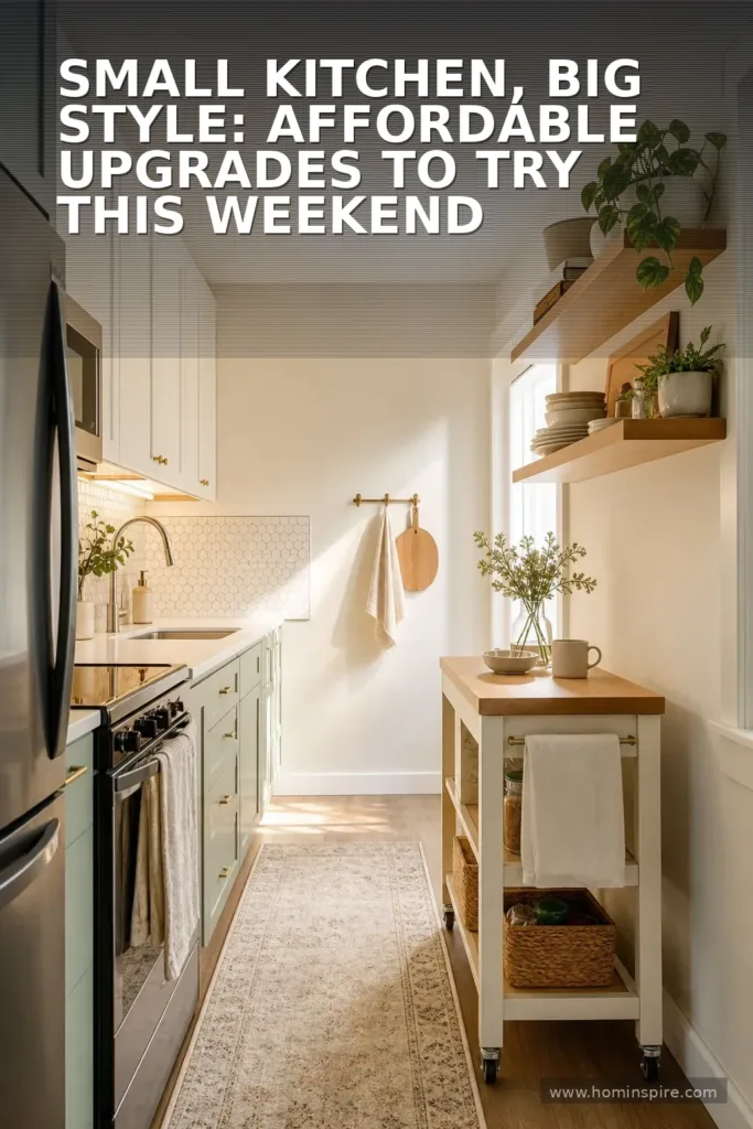 Small Kitchen, Big Style: Affordable Upgrades to Try This Weekend