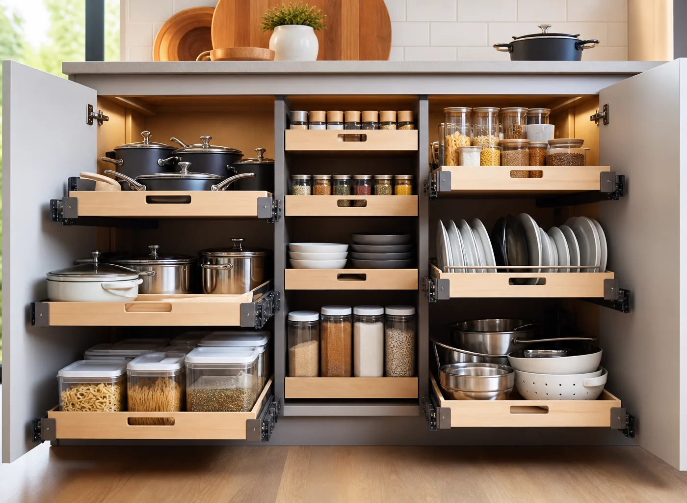 Deep Kitchen Cabinet Organization Ideas: 18 Smart Ways to Use Every Inch