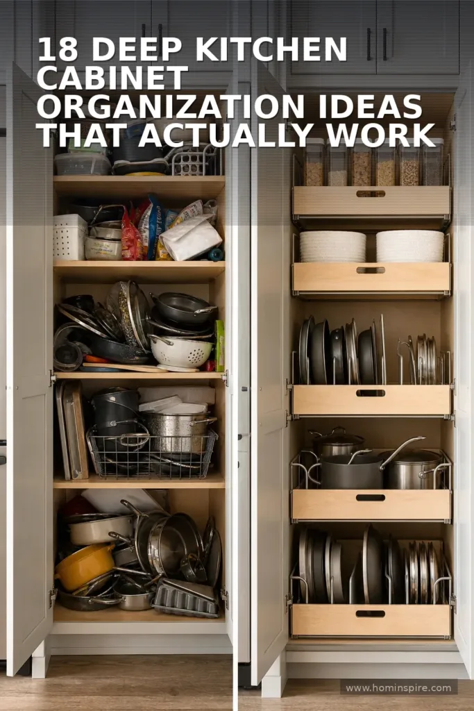 18 Deep Kitchen Cabinet Organization Ideas That Actually Work