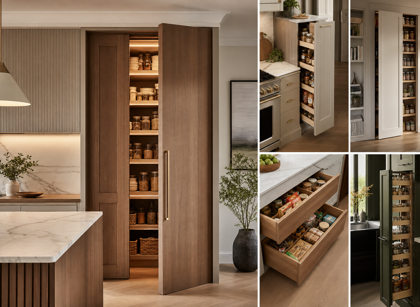 Hidden Pantry Ideas: 18 Smart Ways to Add Discreet Kitchen Storage