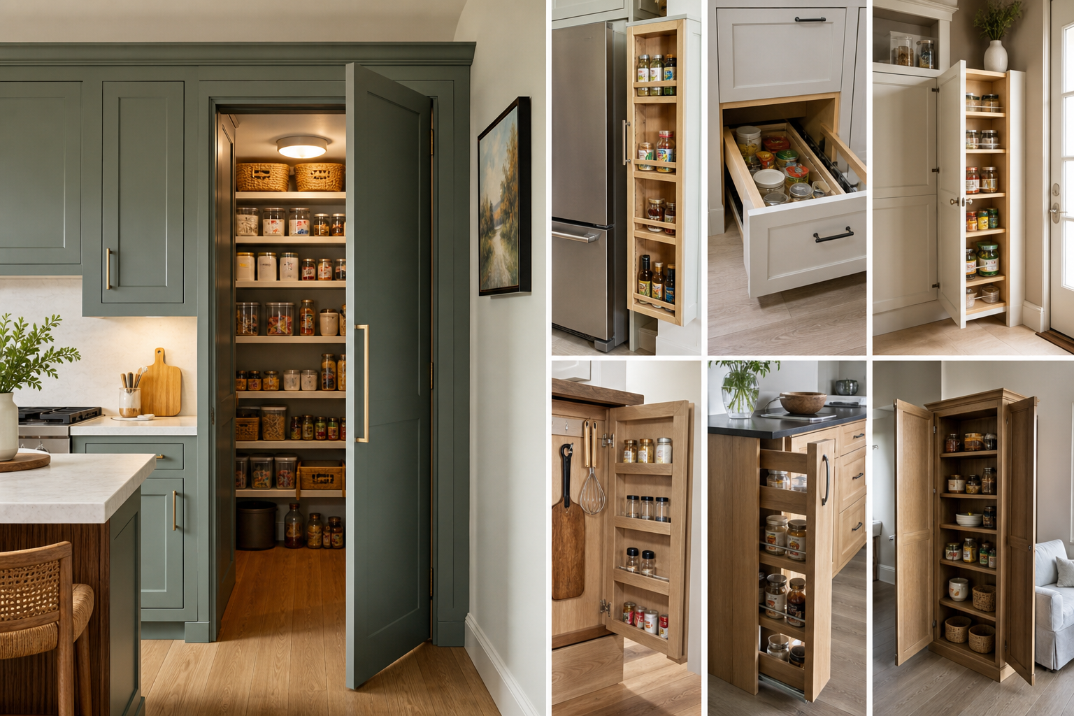 Hidden Pantry Ideas for Small Kitchens and Tight Budgets — hidden pantry ideas