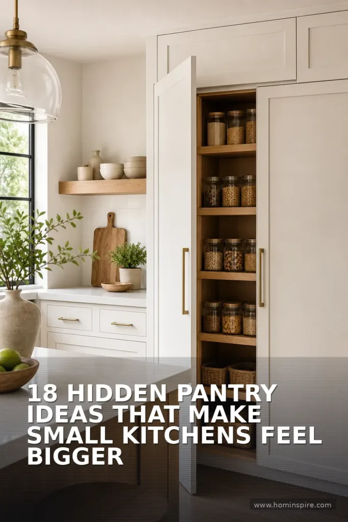 18 Hidden Pantry Ideas That Make Small Kitchens Feel Bigger