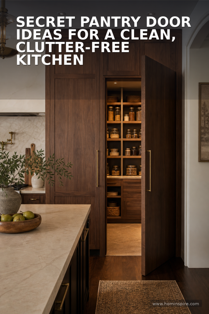Secret Pantry Door Ideas for a Clean, Clutter-Free Kitchen