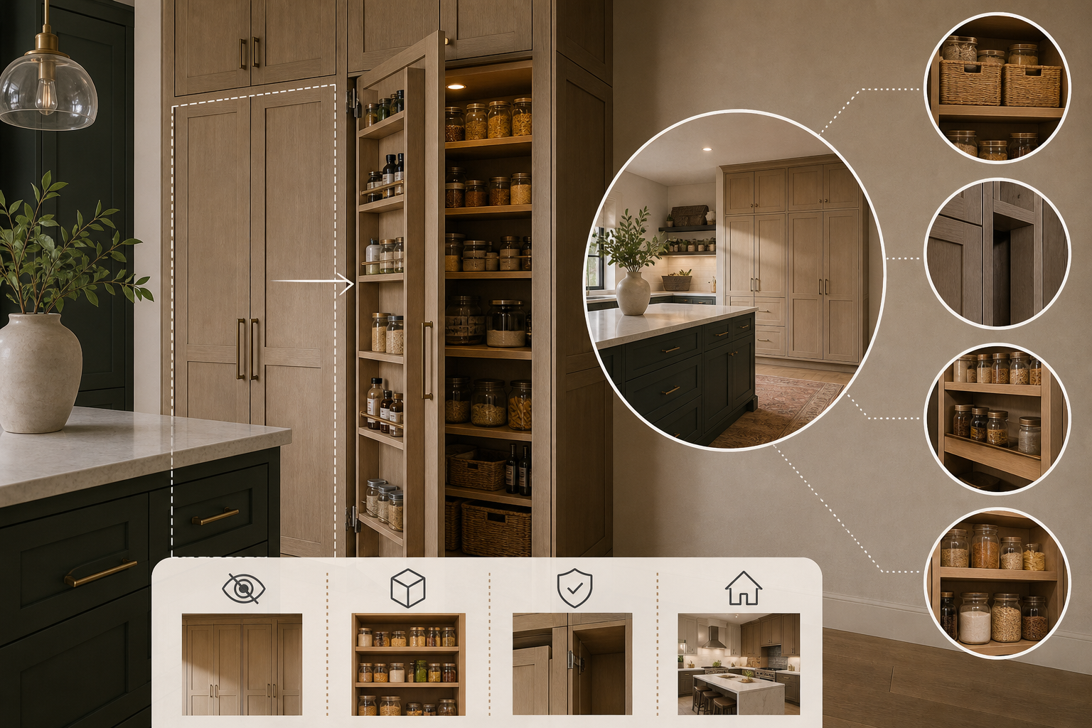 Why Hidden Pantry Ideas Work So Well — hidden pantry ideas