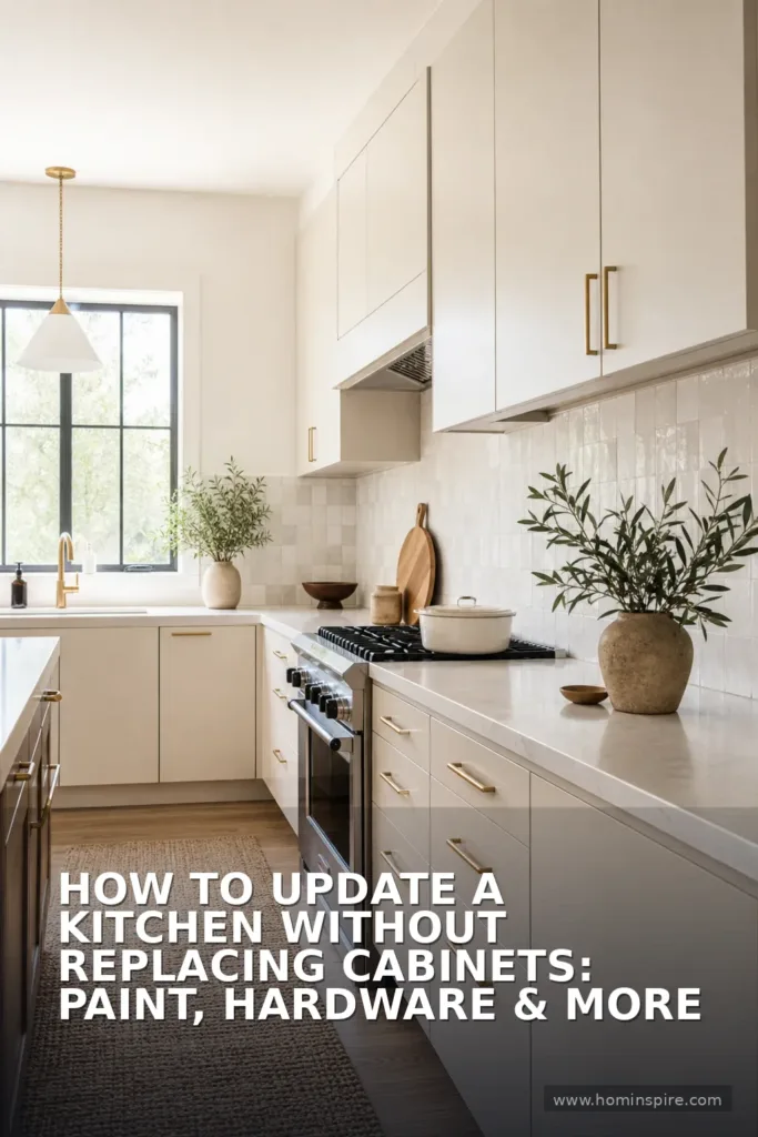 How to Update a Kitchen Without Replacing Cabinets: Paint, Hardware & More