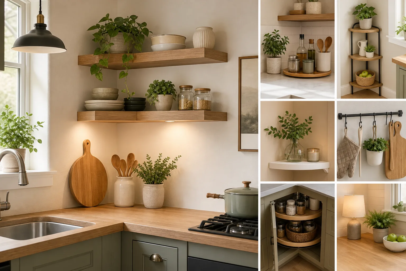 How to Decorate Kitchen Corners Without Making Them Feel Crowded — Kitchen Corner Decor Ideas for Small Spaces