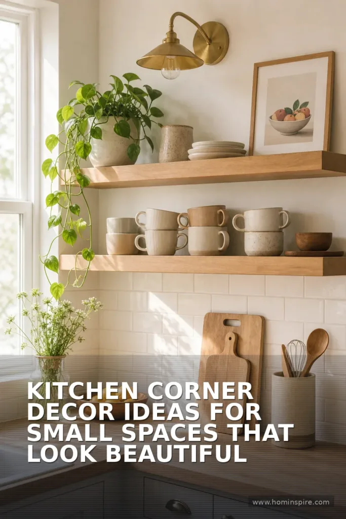 Kitchen Corner Decor Ideas for Small Spaces That Look Beautiful