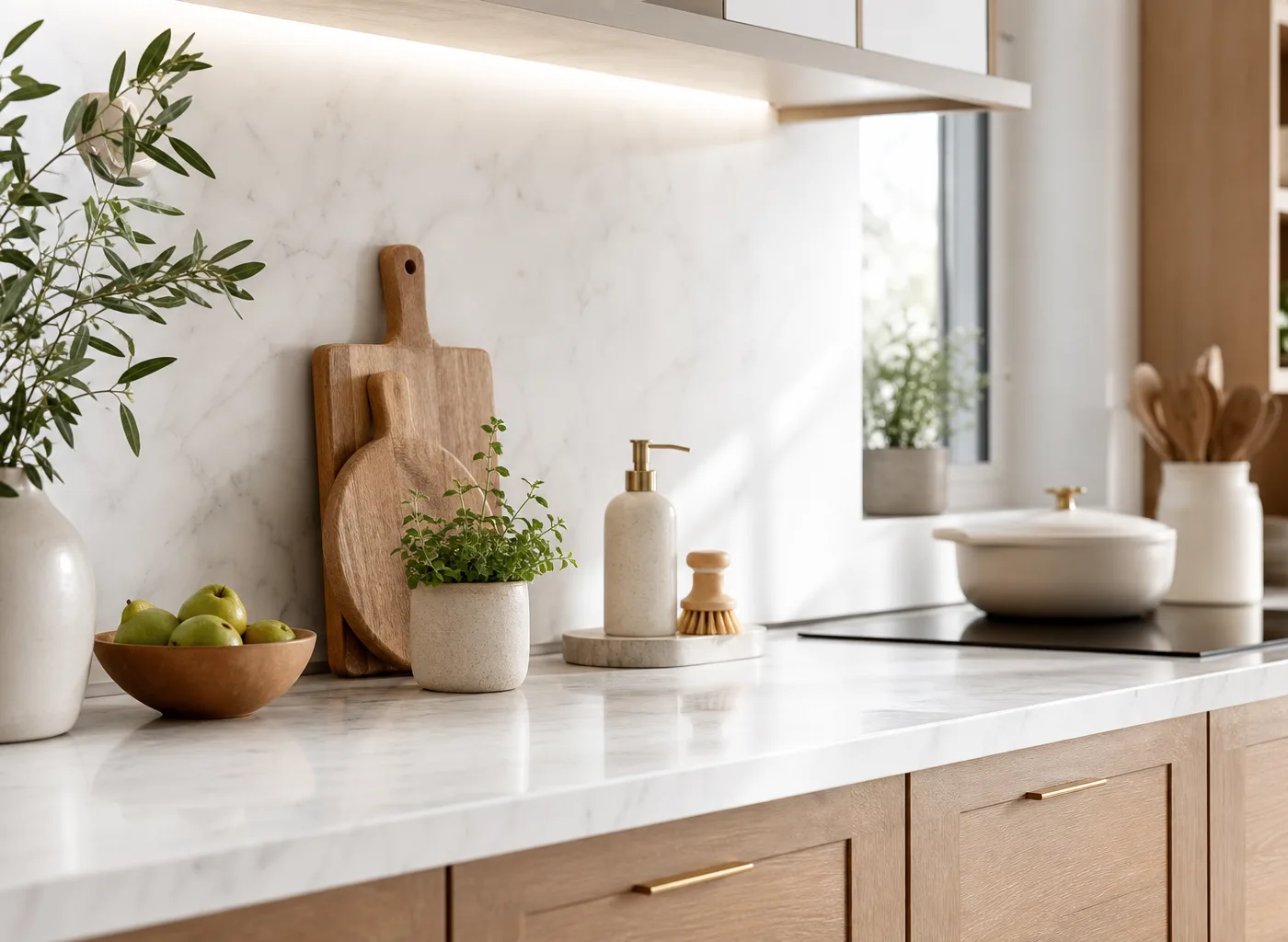 Kitchen Counter Decor Ideas Without Clutter: 18 Simple Ways to Style a Clearer Space