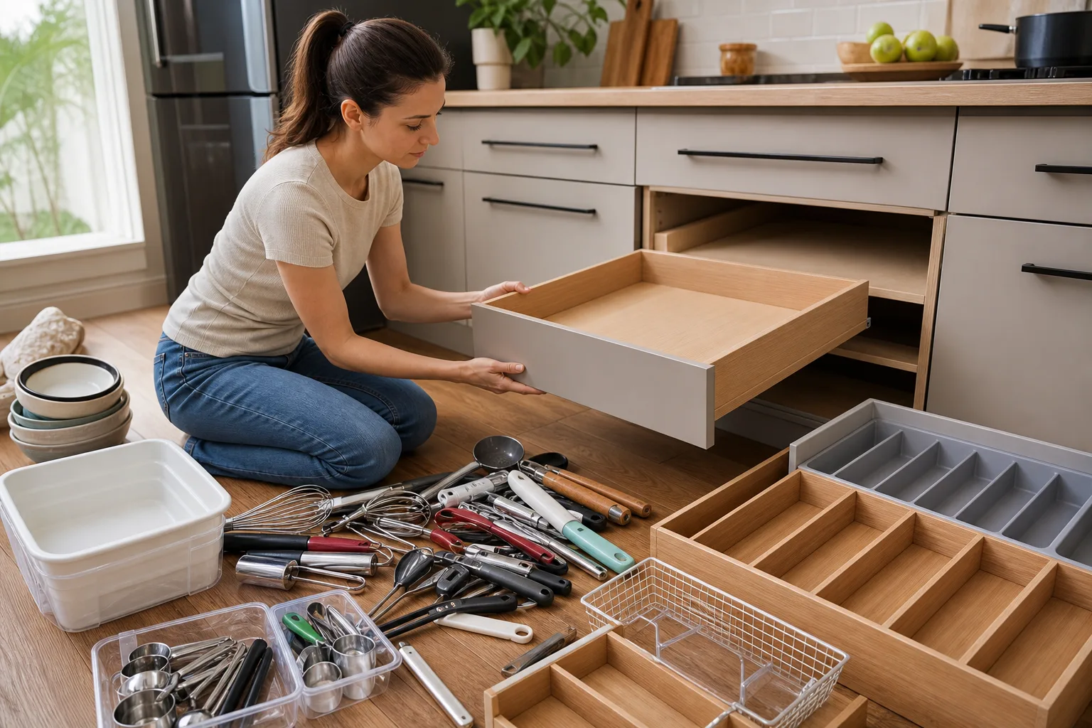 1. Empty Each Drawer Before You Organize It — kitchen drawer organization ideas