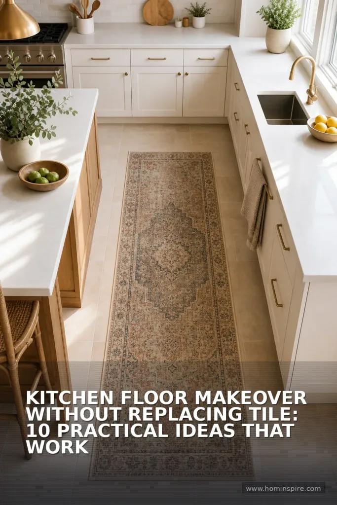 Kitchen Floor Makeover Without Replacing Tile: 10 Practical Ideas That Work
