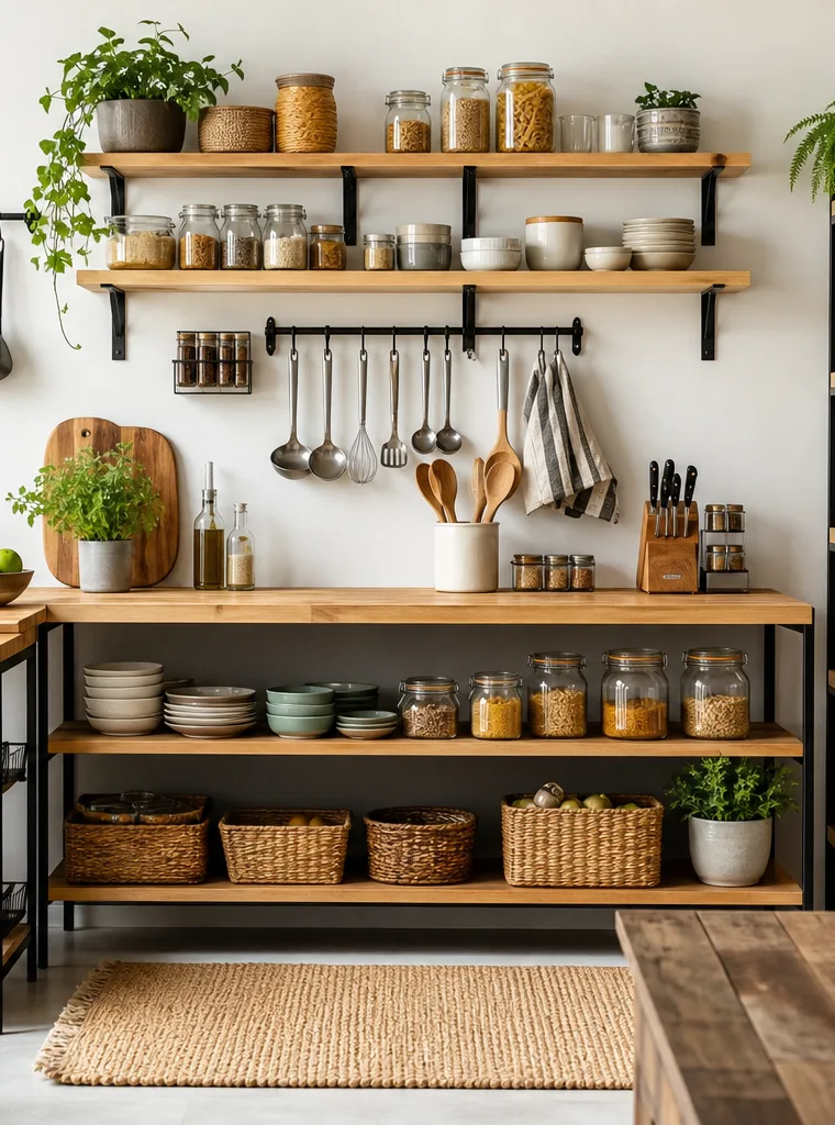 Kitchen Storage Ideas Without Cabinets: 24 Smart Ways to Organize More