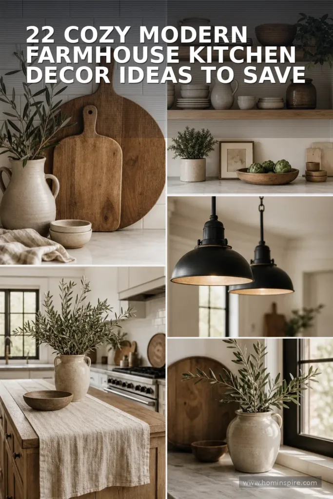 22 Cozy Modern Farmhouse Kitchen Decor Ideas to Save