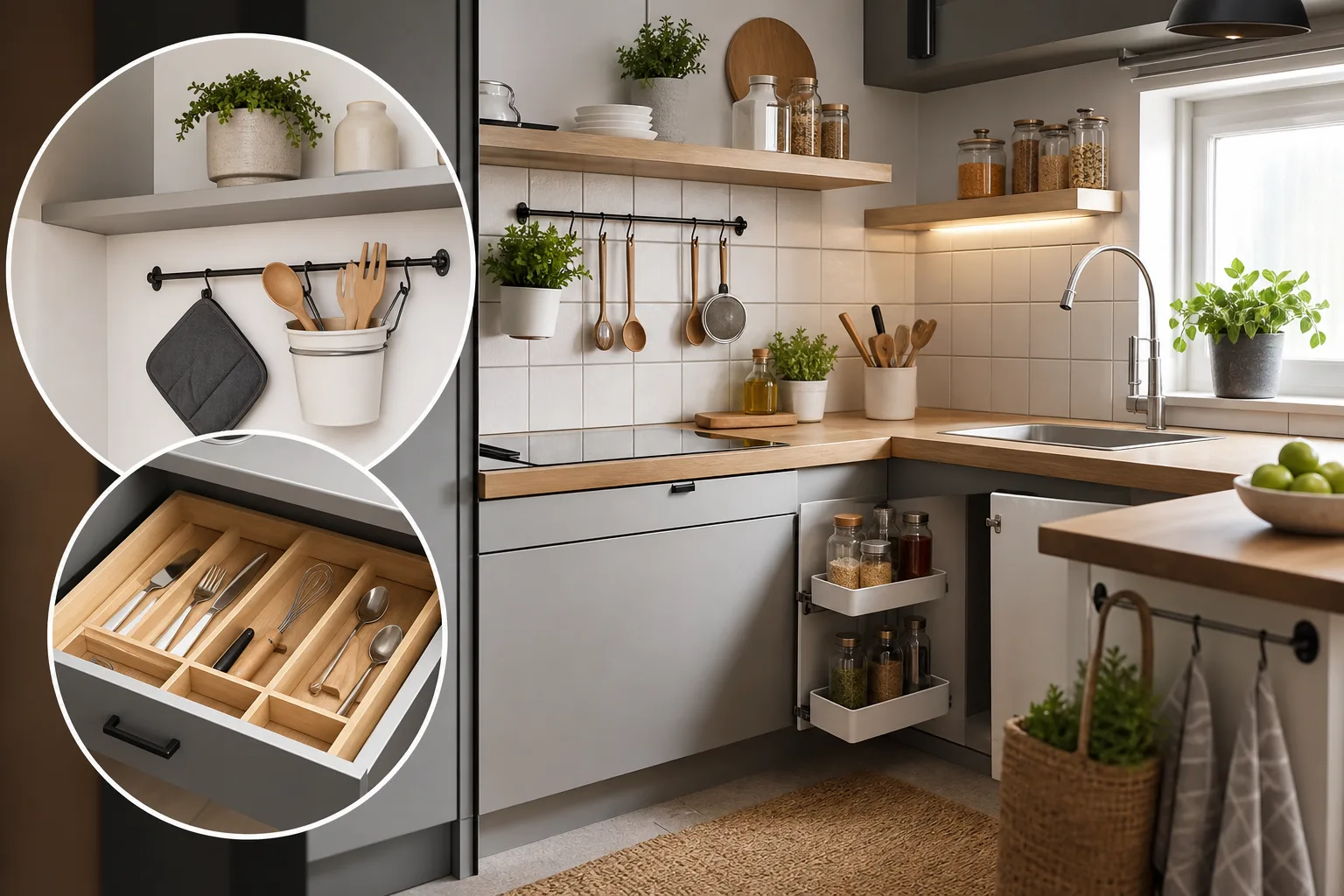 Choose Decor That Has a Purpose — modern small kitchen decor ideas