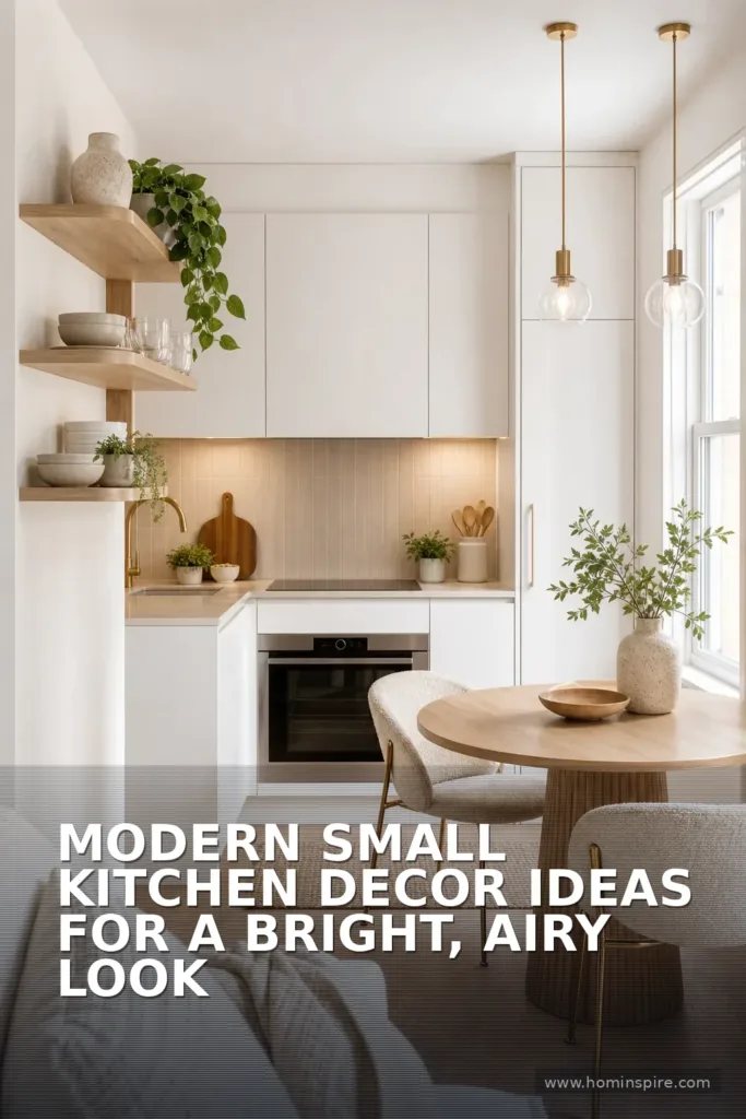 Modern Small Kitchen Decor Ideas for a Bright, Airy Look