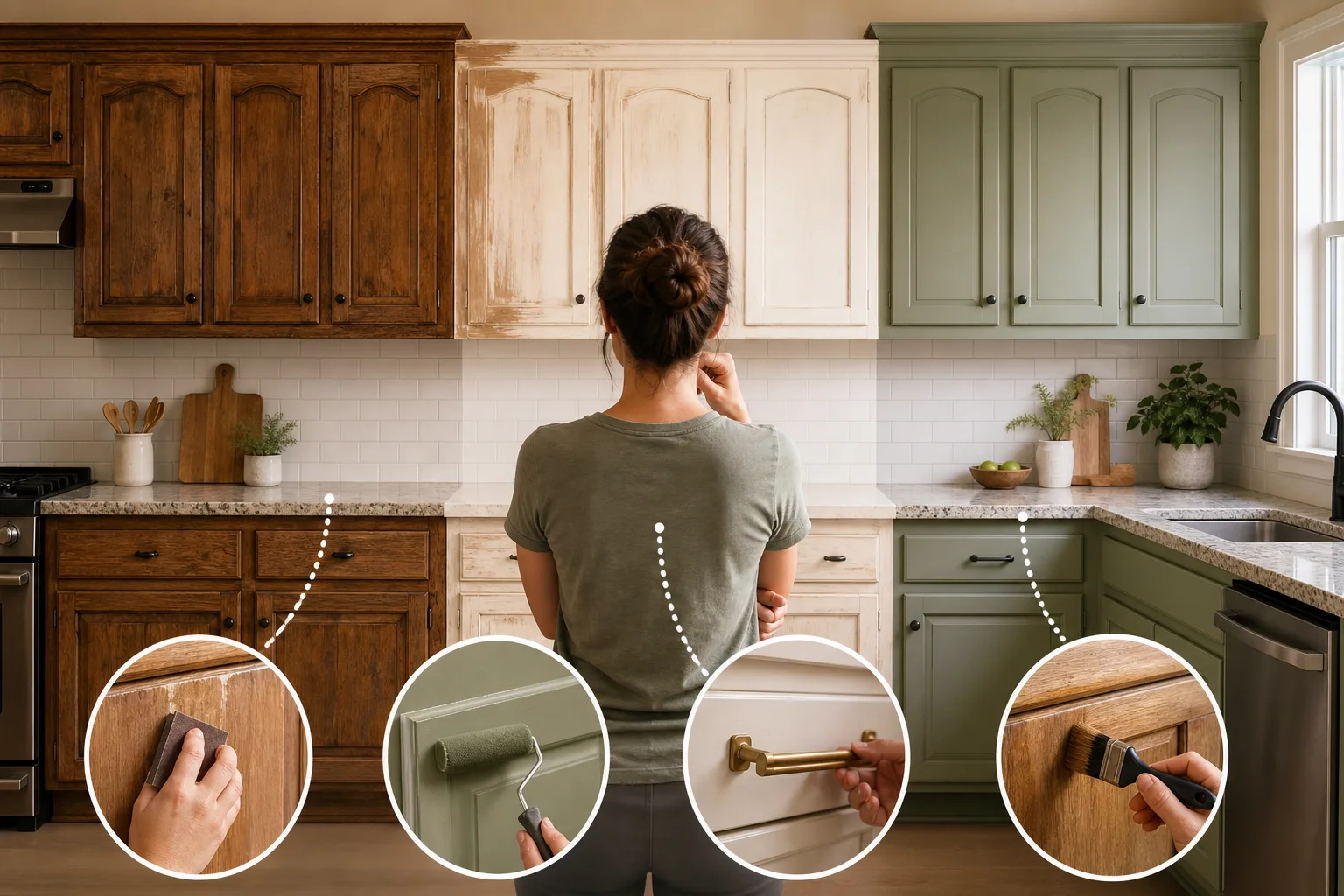 2. Choose the Best Makeover Path for Your Cabinets — Old Wood Kitchen Cabinets Makeover