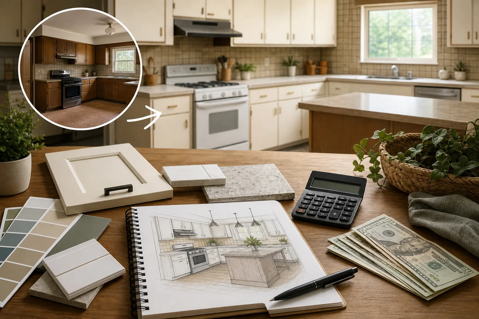 Start With a Budget-Friendly Kitchen Makeover Plan — Outdated Kitchen Makeover Ideas on a Budget