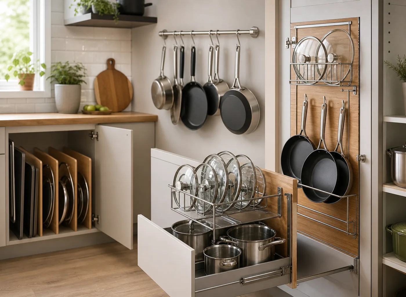 Pots and Pans Storage Ideas for Small Kitchens: 18 Smart Space-Saving Solutions