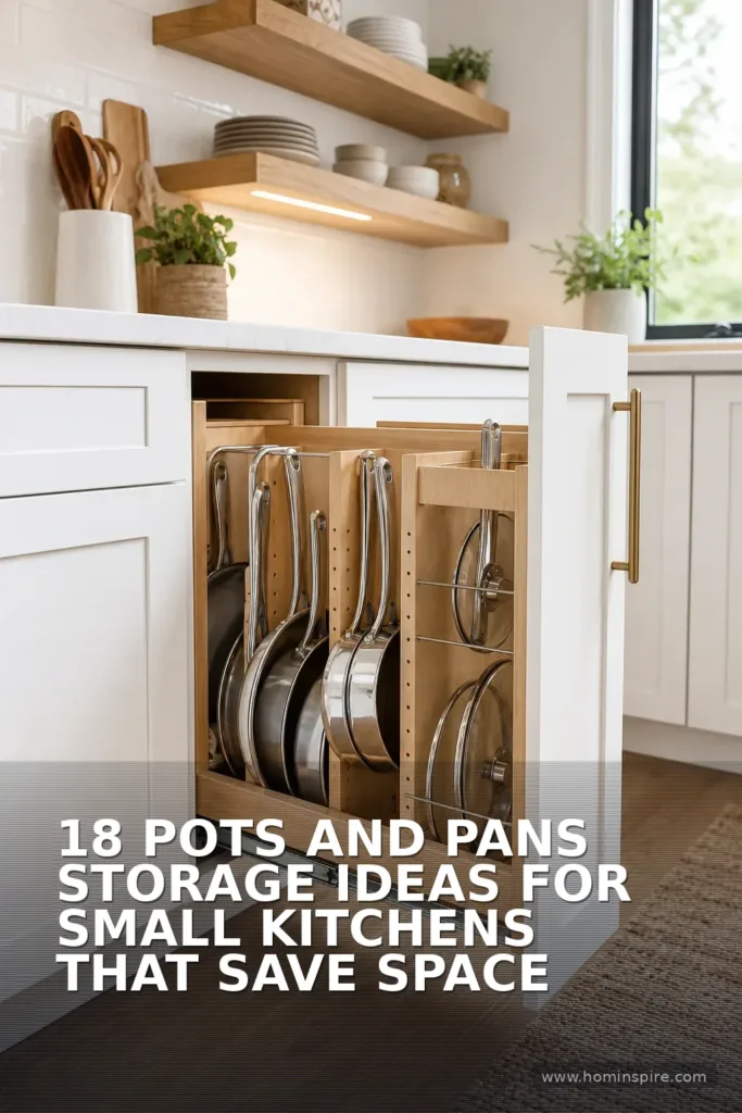 18 Pots and Pans Storage Ideas for Small Kitchens That Save Space