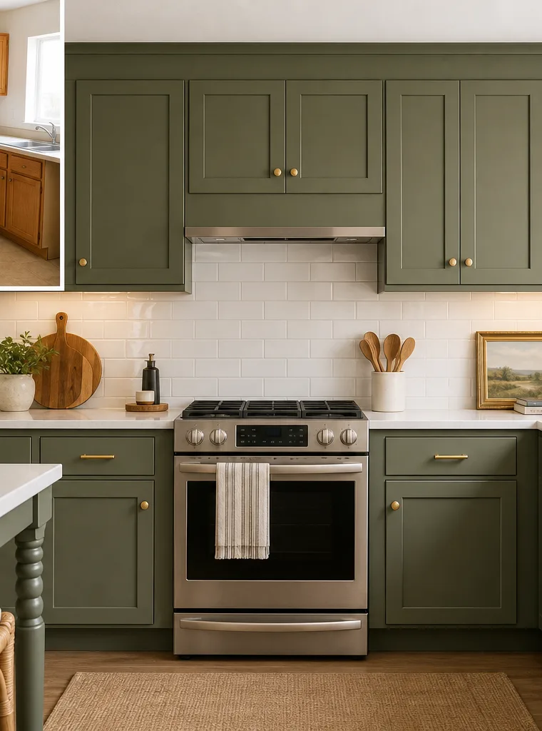 Renter Friendly Kitchen Cabinet Makeover Ideas That Look Built-In