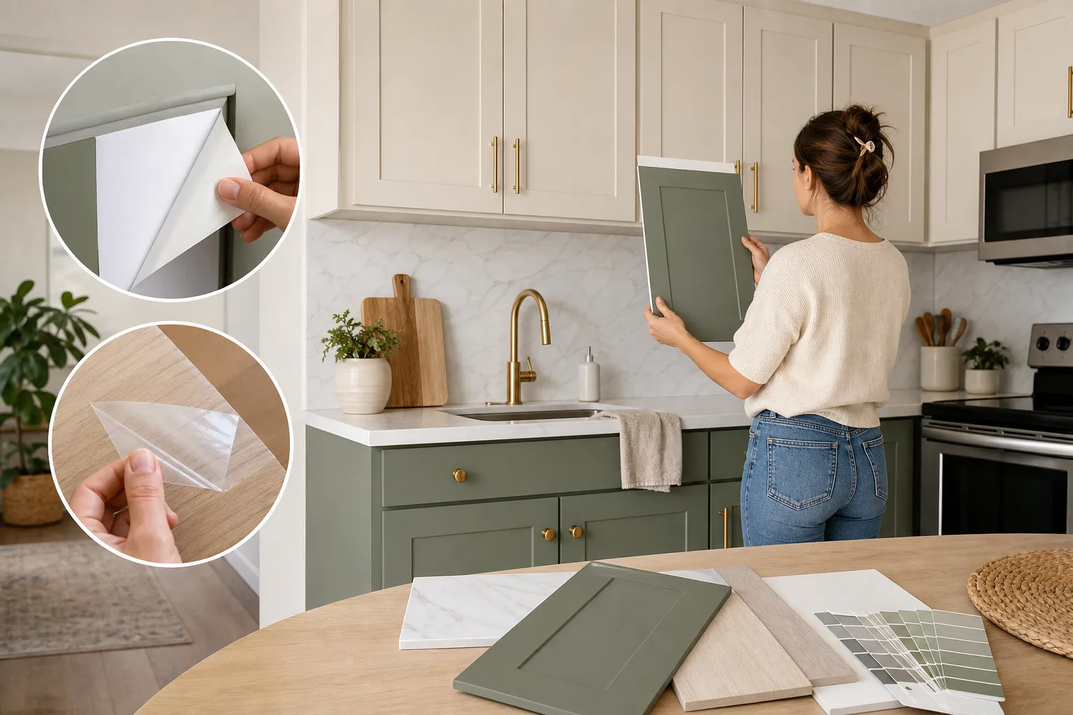Start With Your Lease and Cabinet Surface — Renter Friendly Kitchen Cabinet Makeover Ideas
