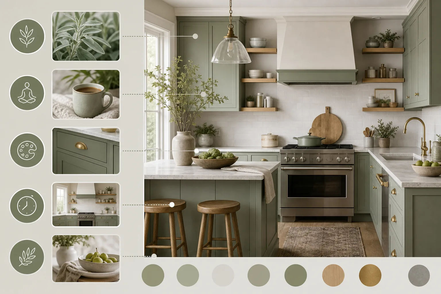 Why Sage Green Works So Well in a Kitchen — Sage Green Kitchen Decor Ideas