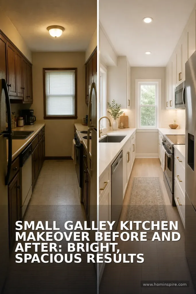 Small Galley Kitchen Makeover Before and After: Bright, Spacious Results
