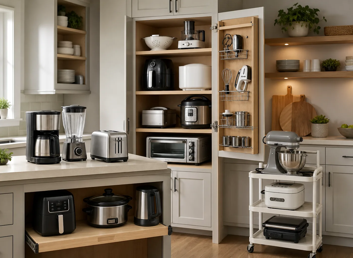 Small Kitchen Appliance Storage Ideas: 18 Smart Ways to Free Up Counter Space