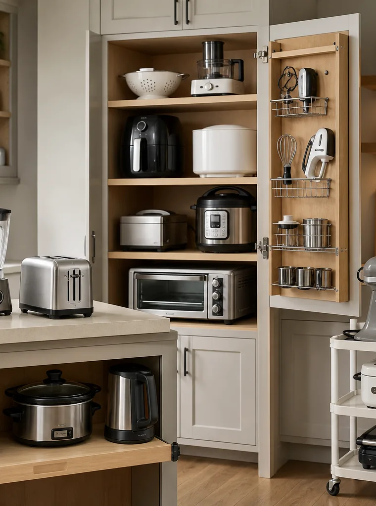 Small Kitchen Appliance Storage Ideas: 18 Smart Ways to Free Up Counter Space