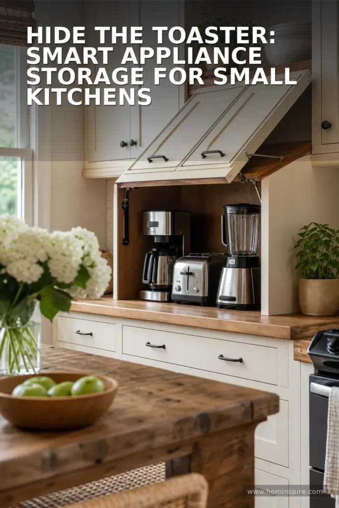 Hide the Toaster: Smart Appliance Storage for Small Kitchens