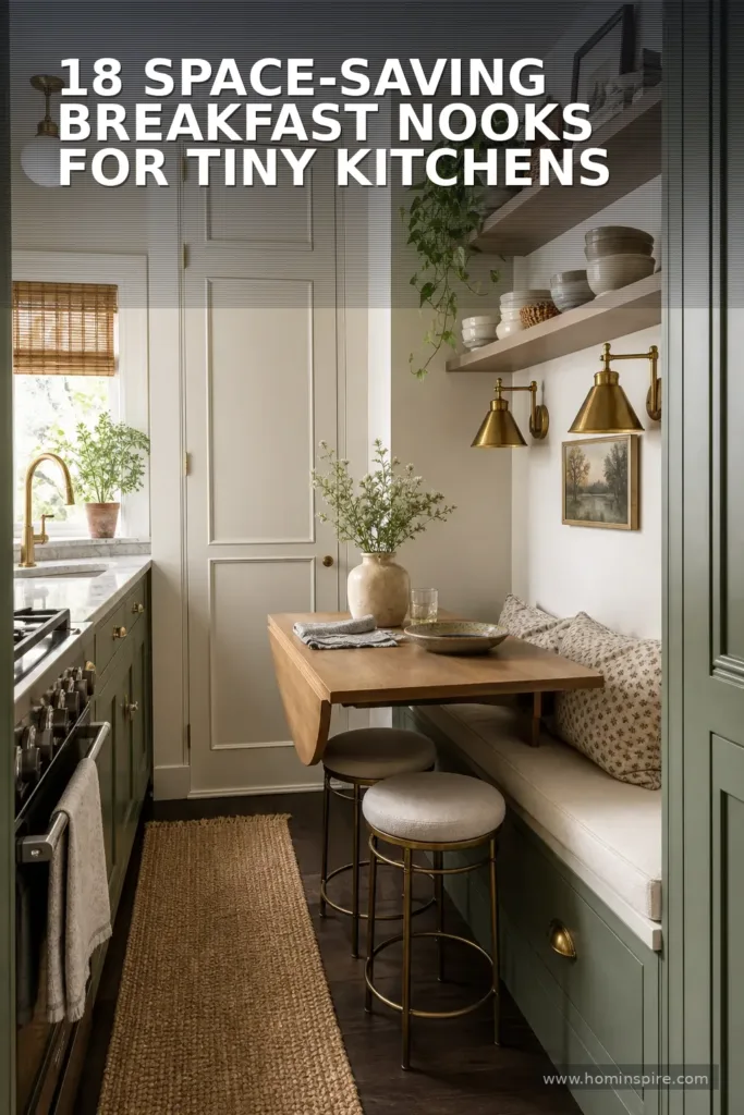 18 Space-Saving Breakfast Nooks for Tiny Kitchens