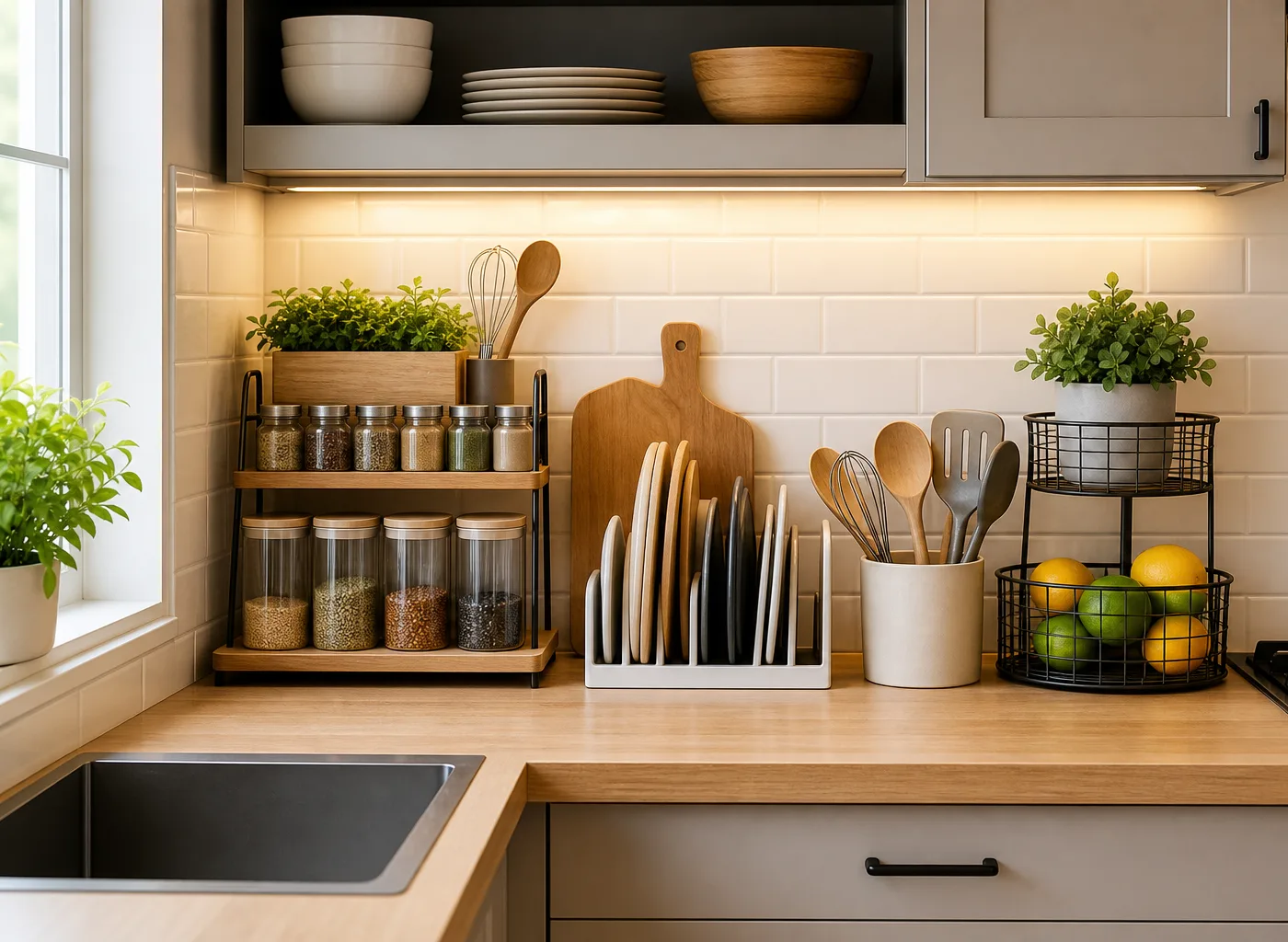 Small Kitchen Counter Organization Ideas: 18 Smart Ways to Clear Your Space