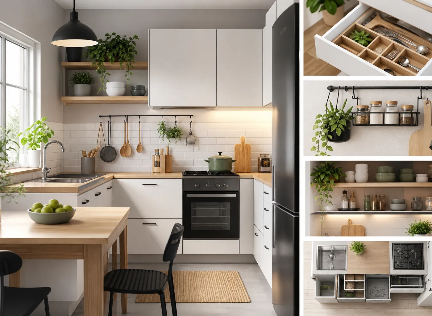 Small Kitchen Design Ideas on a Budget: 25 Smart Ways to Make More of Less