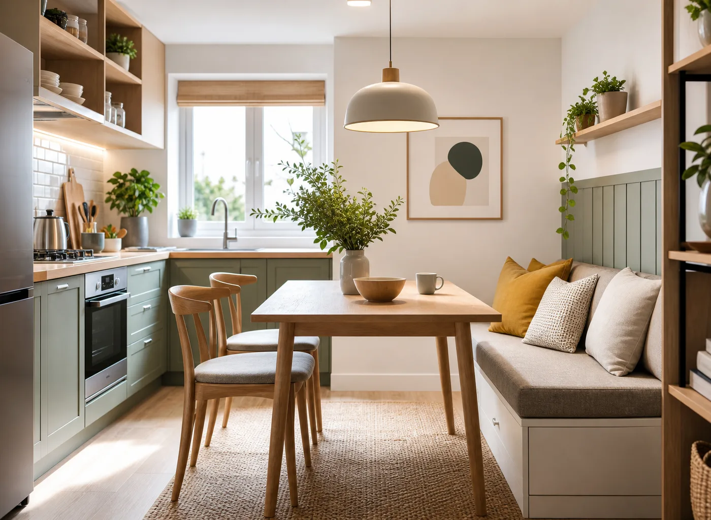 Small Kitchen Dining Area Ideas: 18 Smart Ways to Create Room for Meals