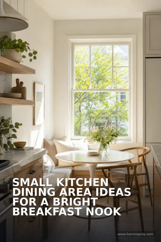 Small Kitchen Dining Area Ideas for a Bright Breakfast Nook