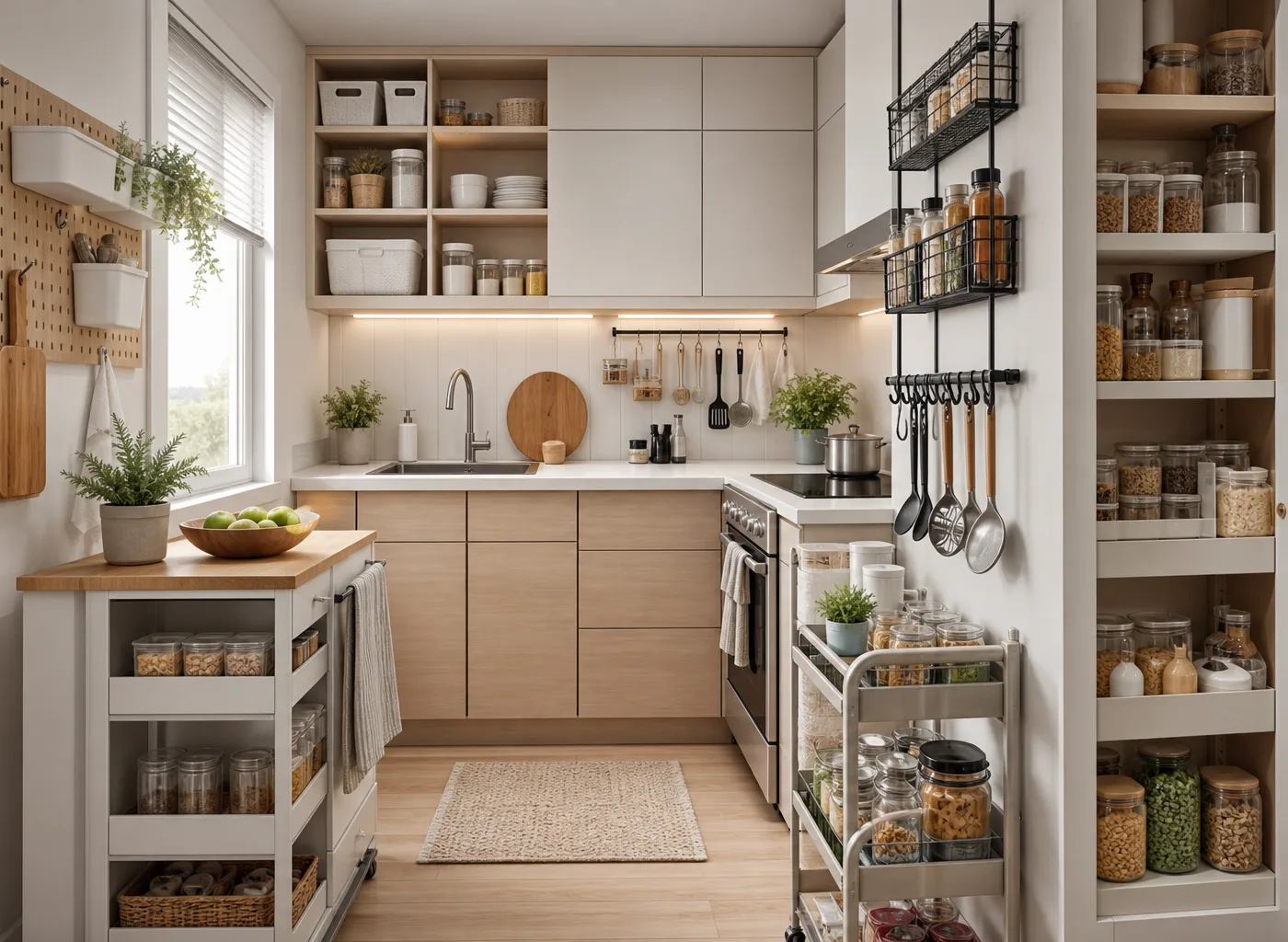 Small Kitchen Ideas With No Pantry: 18 Smart Storage Solutions