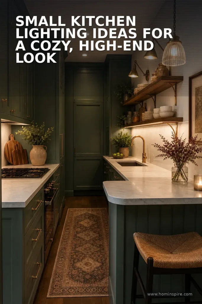 Small Kitchen Lighting Ideas for a Cozy, High-End Look