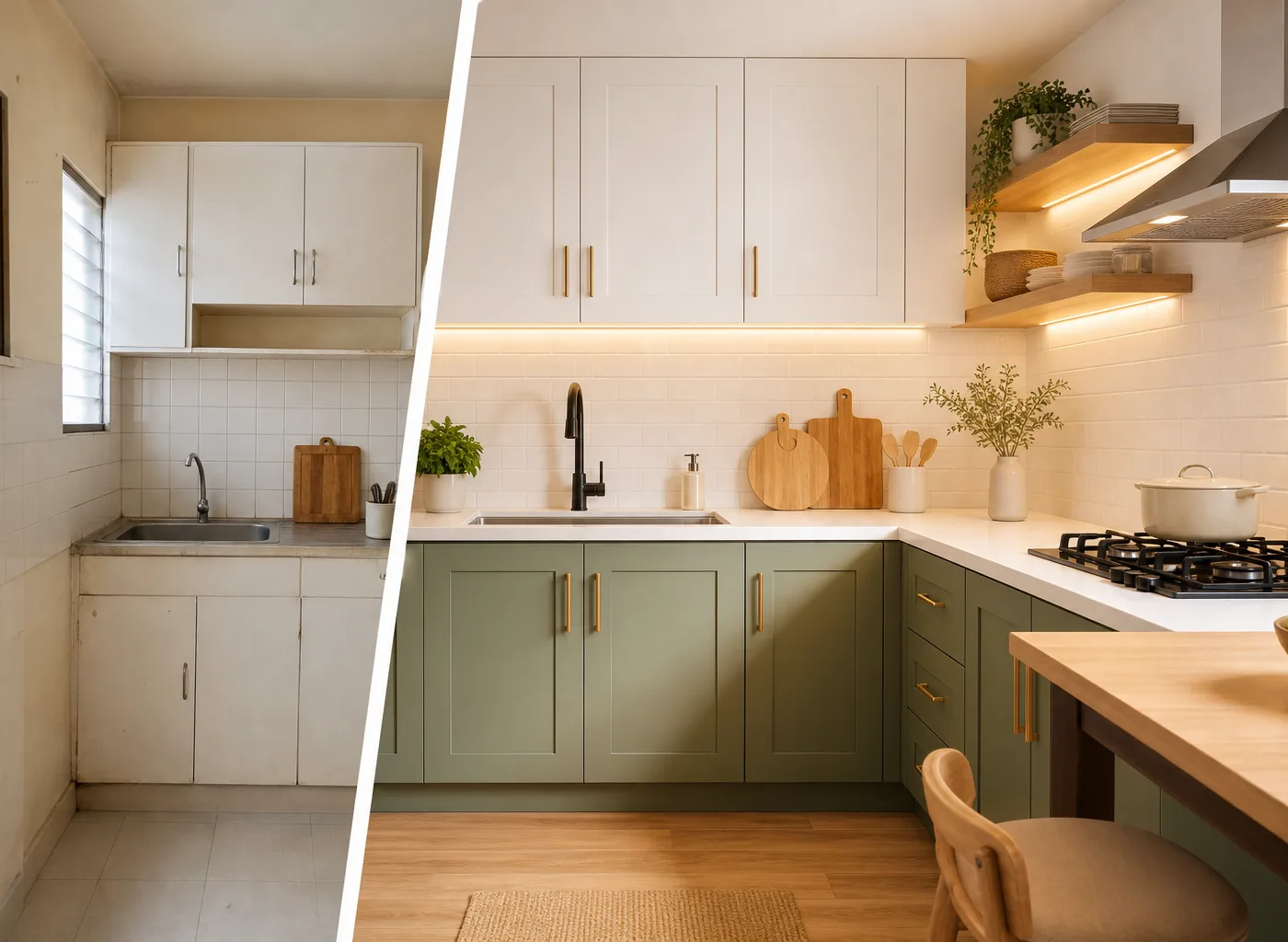 Small Kitchen Makeover Ideas on a Low Budget That Look Expensive