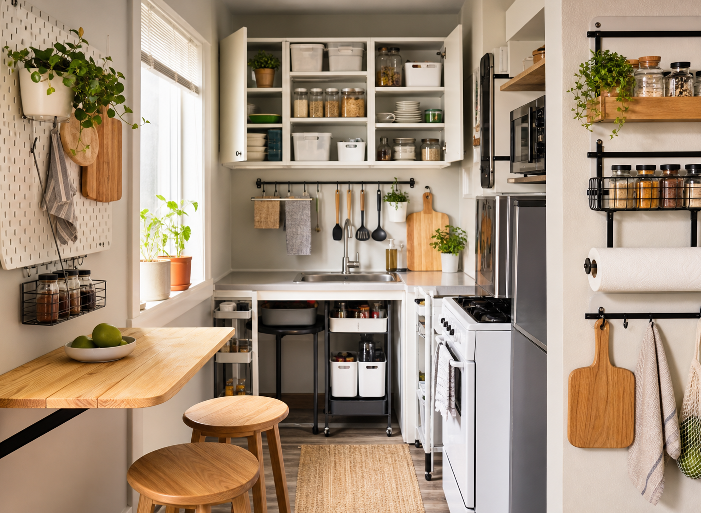 Small Kitchen Storage Ideas for Renters: 25 Damage-Free Ways to Maximize Space