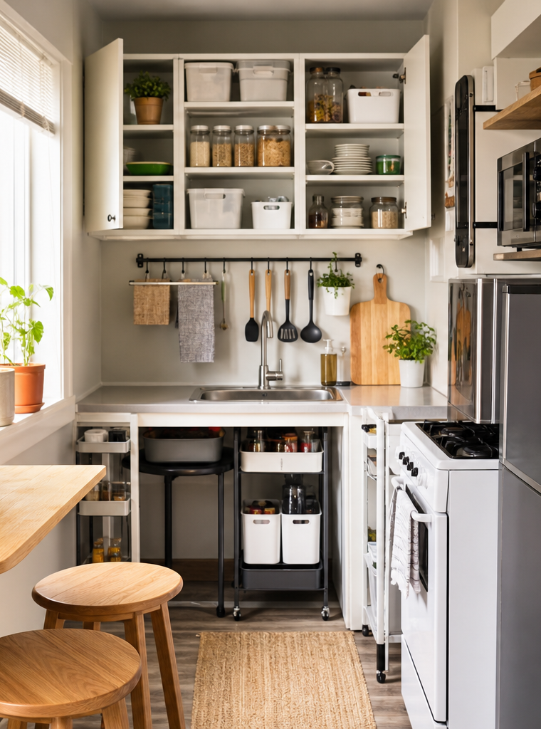 Small Kitchen Storage Ideas for Renters: 25 Damage-Free Ways to Maximize Space