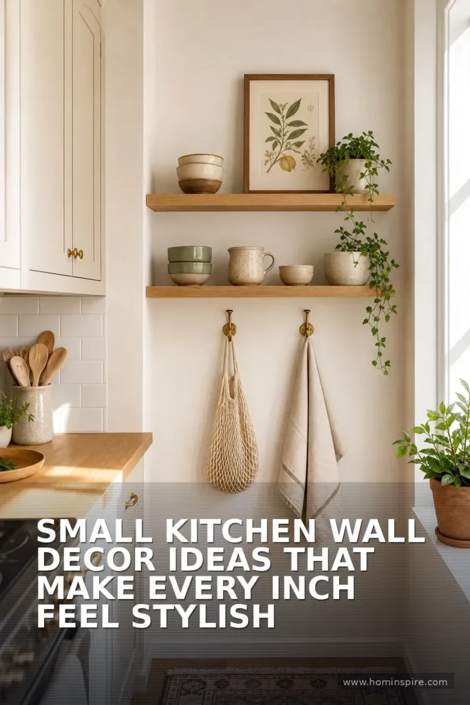 Small Kitchen Wall Decor Ideas That Make Every Inch Feel Stylish