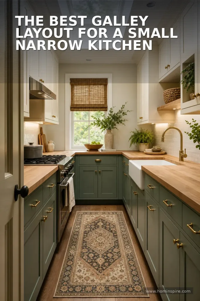The Best Galley Layout for a Small Narrow Kitchen