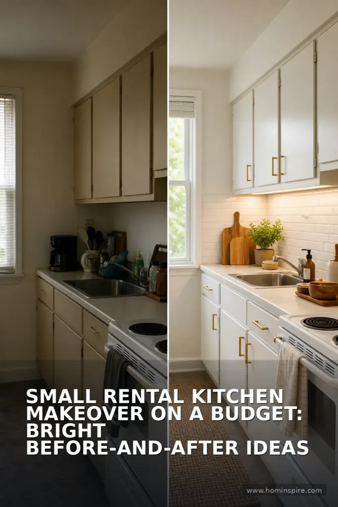 Small Rental Kitchen Makeover on a Budget: Bright Before-and-After Ideas