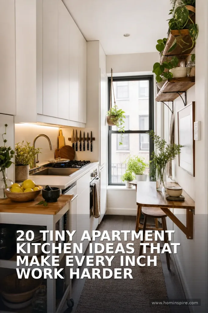 20 Tiny Apartment Kitchen Ideas That Make Every Inch Work Harder