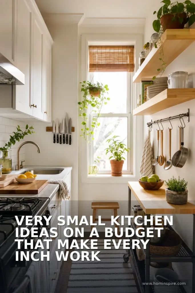 Very Small Kitchen Ideas on a Budget That Make Every Inch Work