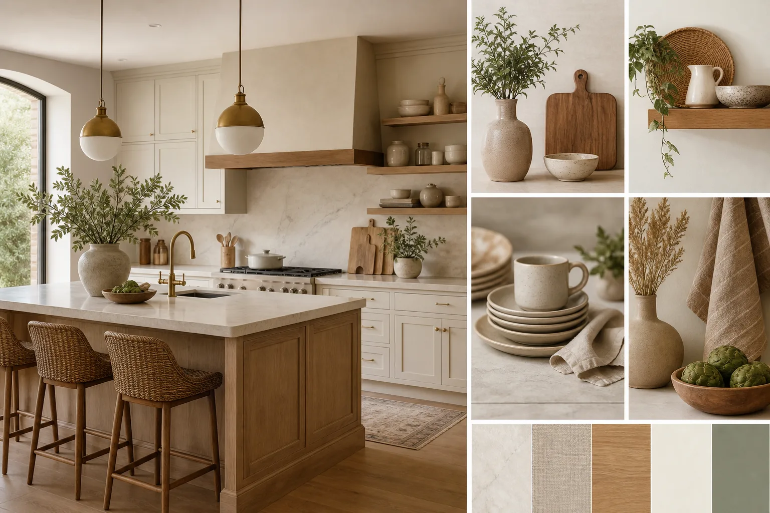 Warm Neutral Kitchen Decor Ideas: 20 Inviting Ways to Style Your Space — Warm Neutral Kitchen Decor Ideas