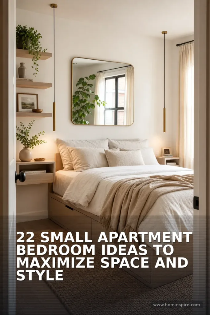 22 Small Apartment Bedroom Ideas to Maximize Space and Style