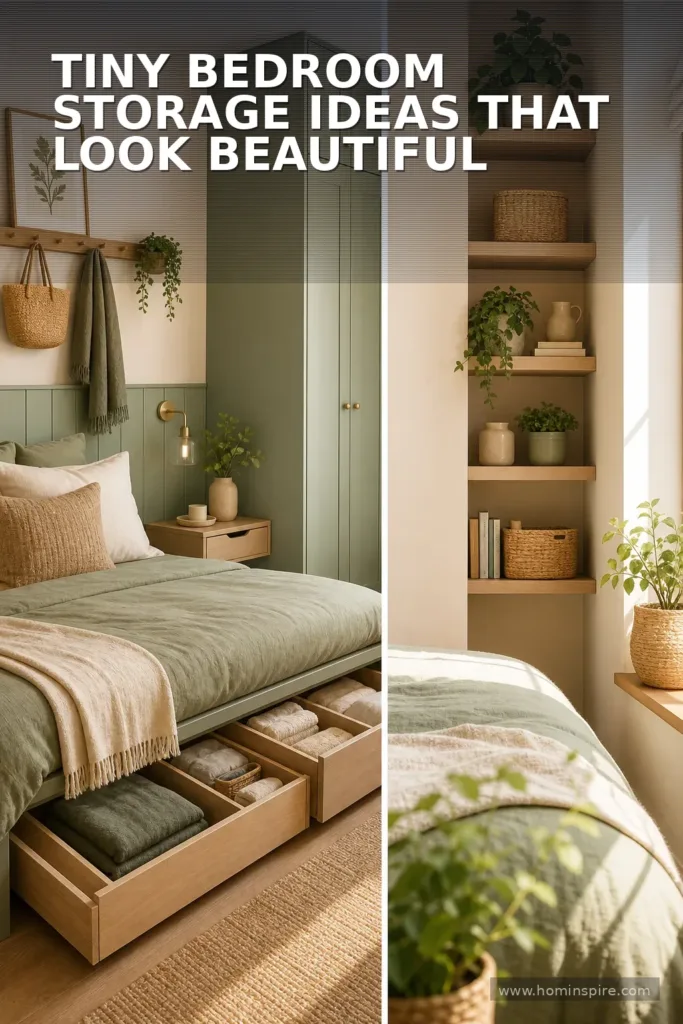 Tiny Bedroom Storage Ideas That Look Beautiful